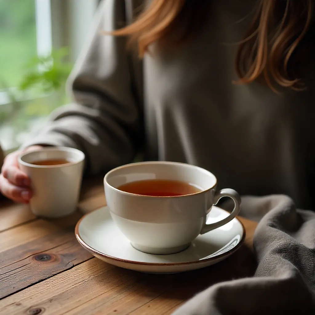 Peaceful brewing moment